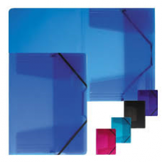 Папка с ластик А4 Erich Krause -прозрачна Папка с ластик А4 Erich Krause -прозрачна