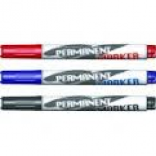 Перманентен маркер Deli - червен