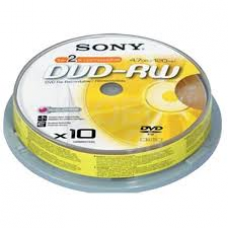 Диск Sony DVD-RW 4.7GB 16x - 10 шпиндел Диск Sony DVD-RW 4.7GB 16x - 10 шпиндел