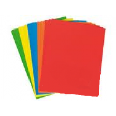 Цветен картон микс UNOFAX А4 100л. - наситен