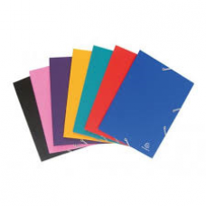 Папка PP с ластик - синя Папка PP с ластик - синя