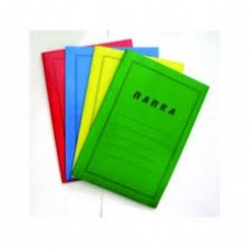 Папка с машинка картон червена