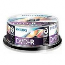 Диск Philips DVD+R 4.7 GB 16x 25 шпиндел