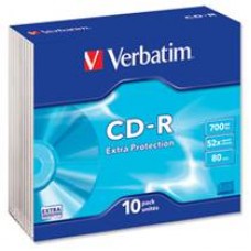 Диск Verbatim CD-R 700MB 52x Slim
