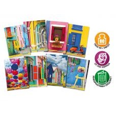 Тетрадка А4 80г/м2 UV City colors