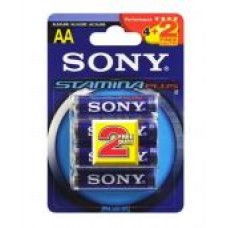 Батерия Sony алкална 1.5V AA LR6 plus 4+2бр.