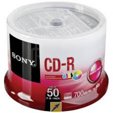 Диск Sony  CD-R 700MB 52x - 50 шпиндел