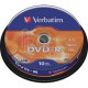 Диск Verbatim DVD-R 4.7GB 16x - 10 шпинд. Диск Verbatim DVD-R 4.7GB 16x - 10 шпинд.